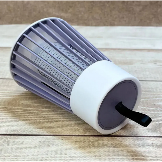 Электрический уничтожитель насекомых для дома Electronic shock Mosquito killing lamp 220V Серый - изображение 2