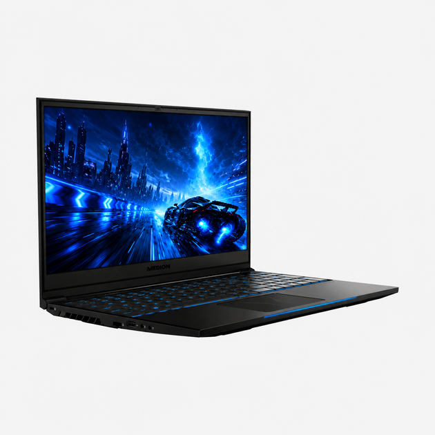 Ігровий ноутбук 15,6" Medion (Lenovo Group) Erazer Gaming X15803 Intel Core i7 RAM 16 ГБ SSD 256 ГБ + HDD 1 ТБ Nvidia RTX 2070 Max-Q Win11 (5303) - Уцінка - Фото 3 Ігровий ноутбук 15,6" Medion (Lenovo Group) Erazer Gaming X15803 Intel Core i7 RAM 16 ГБ SSD 256 ГБ + HDD 1 ТБ Nvidia RTX 2070 Max-Q Win11 (5303) - Уцінка - зображення 3
