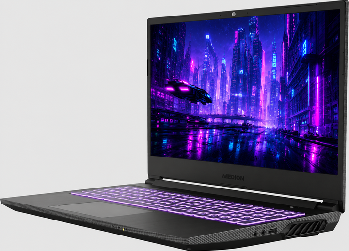 Ігровий ноутбук 15,6" Medion (Lenovo Group) Erazer Deputy P25 | IPS (1920x1080) FullHD | 144 Гц | Ryzen 7 5800H | RAM 16 ГБ | SSD NVME 512 ГБ | Nvidia GeForce RTX 3060, 6 ГБ | RGB підсвітка клавіатури | Win11 (5306) - Уцінка - зображення 2