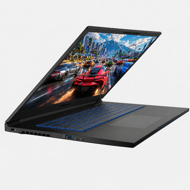 Ігровий ноутбук 17,3" Medion (Lenovo Group) Erazer Beast X25-MD | AMD Ryzen 7 5800H | IPS (1920x1080) 240 Гц | RAM 32 ГБ | SSD NVME 1 ТБ | Nvidia GeForce RTX 3080, 16 ГБ | Win11 (5316) - зображення 2