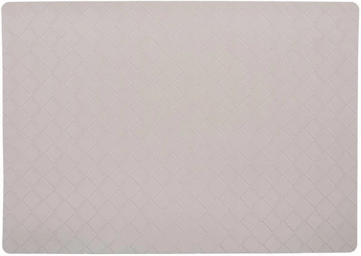 Плейсматы Table Harmony из эко-кожи светло-серые 30x45 см, 6 шт - Фото 1 Плейсматы Table Harmony из эко-кожи светло-серые 30x45 см, 6 шт - изображение 1