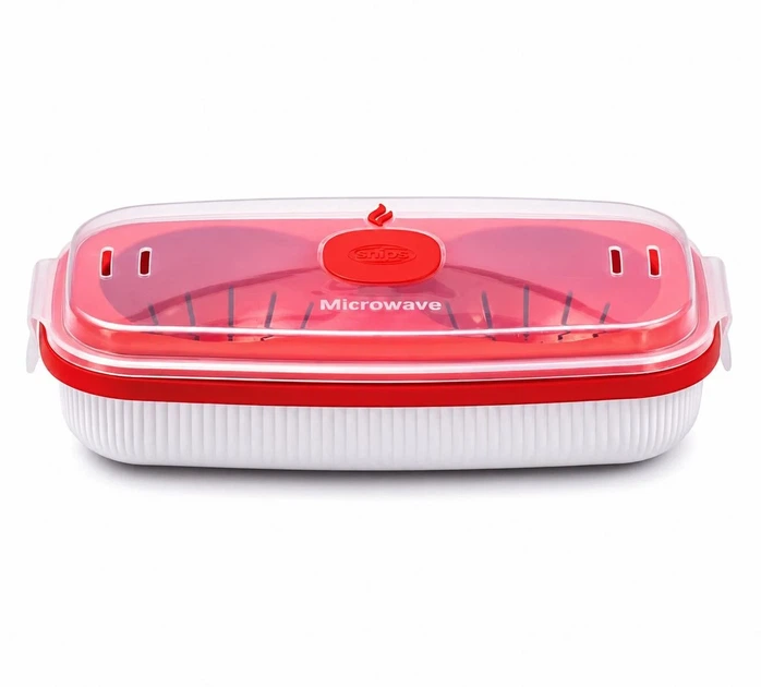 Контейнер для приготування яєчні Snips Egg Poacher 0,75 л пластик червоний - зображення 2