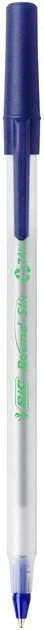Ручки кулькові "BIC" Round Stic Eco (60 штук) /8932402/ сині - зображення 2