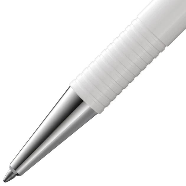 Ручка кулькова LAMY logo M+ біла стрижень M16 синій (4030229) - Фото 2 Ручка кулькова LAMY logo M+ біла стрижень M16 синій (4030229) - изображение 2