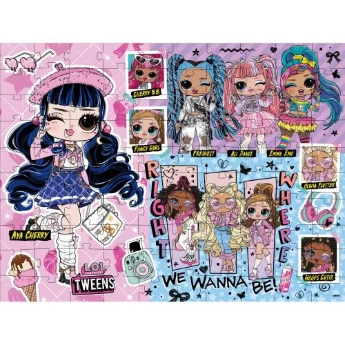 Пазлы Ідейка L.O.L. Surprise! Tweens Collection 100 элементов для детей от 5 лет - Фото 2 Пазлы Ідейка L.O.L. Surprise! Tweens Collection 100 элементов для детей от 5 лет - изображение 2