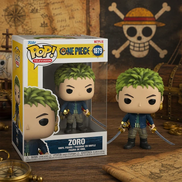 Ігрова фігурка Funko POP! Зоро 9,6 см вінілова для хлопчиків - Фото 3 Ігрова фігурка Funko POP! Зоро 9,6 см вінілова для хлопчиків - зображення 3