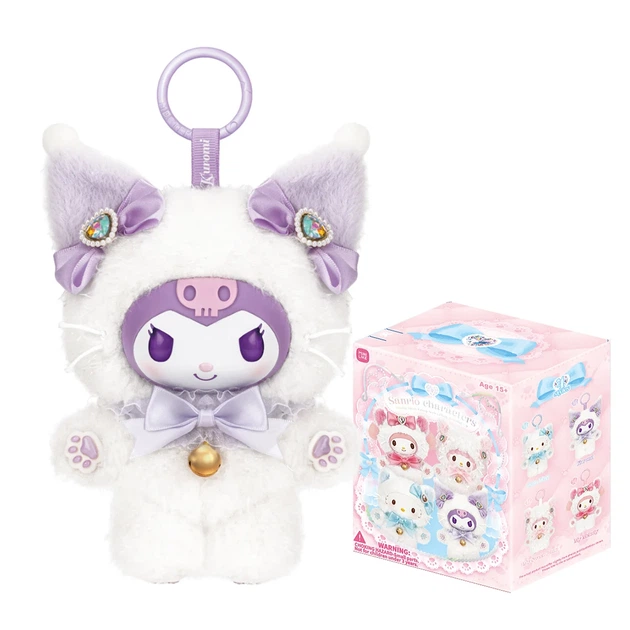 Мягкая игрушка-сюрприз Sanrio Кот с клипсой 16 см Текстиль Разноцветный - Фото 1 Мягкая игрушка-сюрприз Sanrio Кот с клипсой 16 см Текстиль Разноцветный - изображение 1
