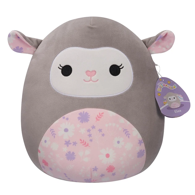 Мягкая игрушка Squishmallows Серое ягненок 30 см Плюш Серый - изображение 7
