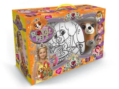Набор для творчества Dankotoys ROYAL PET'S сумочка-раскраска + игрушка "Собачка" 5 в 1 - Фото 1 Набор для творчества Dankotoys ROYAL PET'S сумочка-раскраска + игрушка "Собачка" 5 в 1 - изображение 1