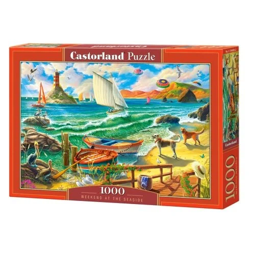 Пазлы Castorland "Выходные на море" 1000 элементов разноцветные 68 х 47 см - Фото 1 Пазлы Castorland "Выходные на море" 1000 элементов разноцветные 68 х 47 см - изображение 1