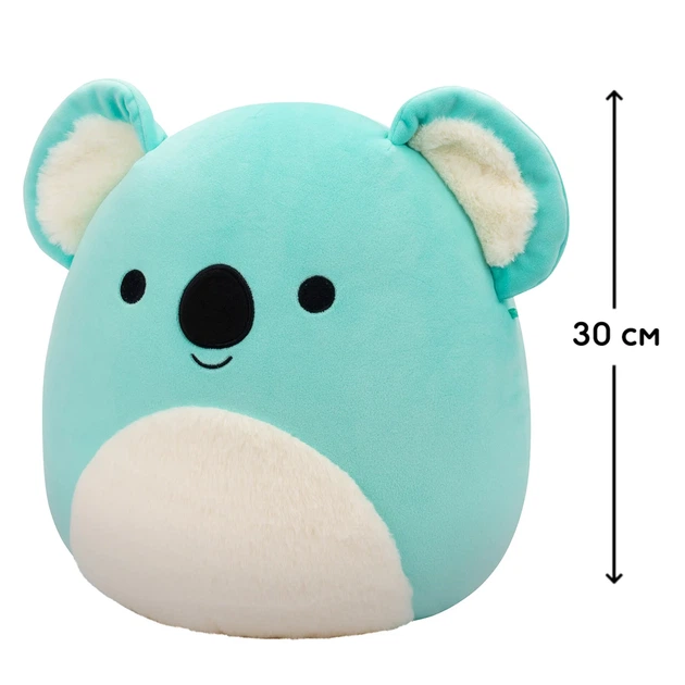 Мягкая игрушка Squishmallows Коала Кевин 30 см Плюш Разноцветный - Фото 2 Мягкая игрушка Squishmallows Коала Кевин 30 см Плюш Разноцветный - изображение 2