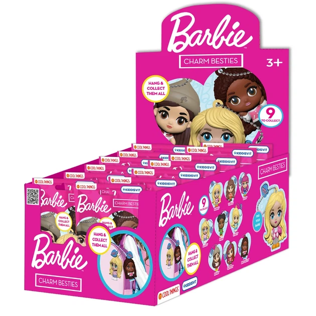 Фигурка-сюрприз на цепочке 5,5-6 см прорезиненная Barbie Лучшие подружки - изображение 3
