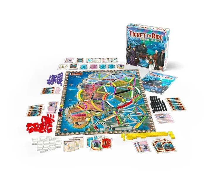 Настольная игра Ticket to Ride: Northern Lights (Билет на поезд: Северное сияние) - Фото 2 Настольная игра Ticket to Ride: Northern Lights (Билет на поезд: Северное сияние) - изображение 2