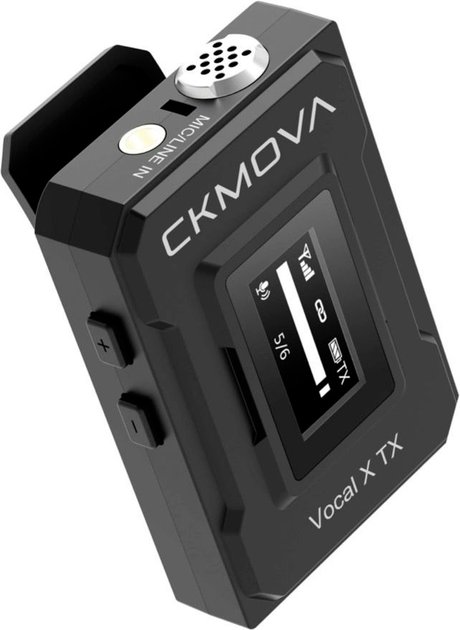Бездротова мікрофонна система CKMOVA Vocal X V1 2.4 GHz Black (SUP_em4022) - зображення 3