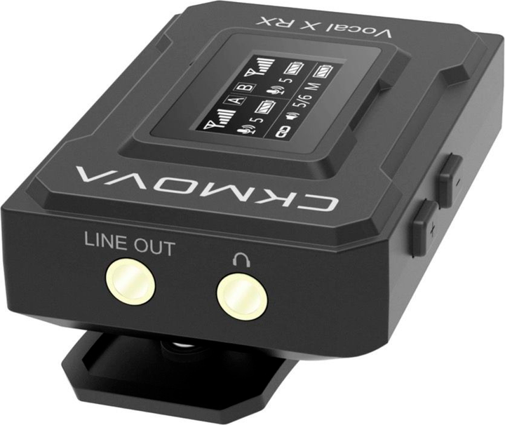 Бездротова мікрофонна система CKMOVA Vocal X V1 2.4 GHz Black (SUP_em4022) - зображення 5