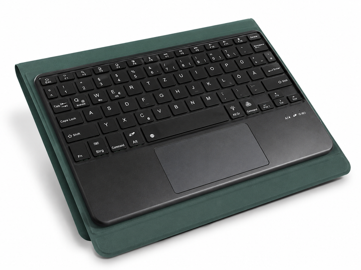 Чохол-клавіатура Bluetooth з тачпадом для iPad Air 4/5 10.9" та iPad Pro 11" зелений - Фото 2 Чохол-клавіатура Bluetooth з тачпадом для iPad Air 4/5 10.9" та iPad Pro 11" зелений - изображение 2