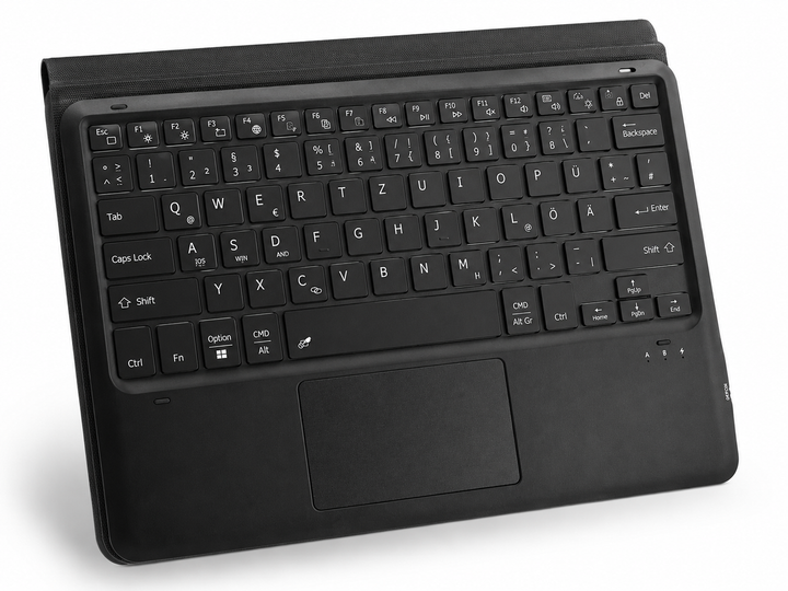 Чохол-клавіатура з підсвічуванням і тачпадом Bluetooth Black для Lenovo Tab P12 12.7 2023 - изображение 3