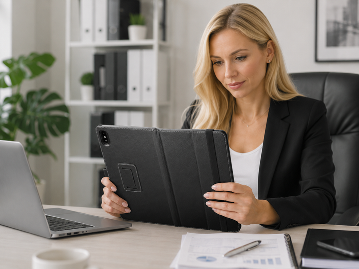 Чохол-книжка Liushan X001QTEEN1 чорний з підставкою для CHUWI HiPad Max 10.36 - изображение 5