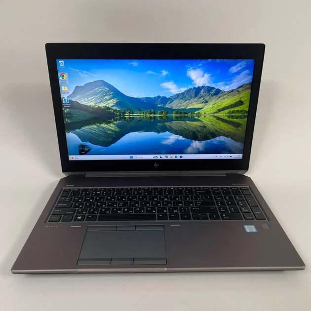 Мобильная рабочая станция Б-класс HP ZBook 15 G5 / 15.6" (1920x1080) IPS / Intel Core i7-8850H (6 (12) ядра по 2.6 - 4.3 GHz) / 16 GB DDR4 / 240 GB SSD / nVidia Quadro P1000, 4 GB GDDR5, 256-bit / TouchID / WebCam б/у + Подарок Беспроводная мышь / USB - изображение 2
