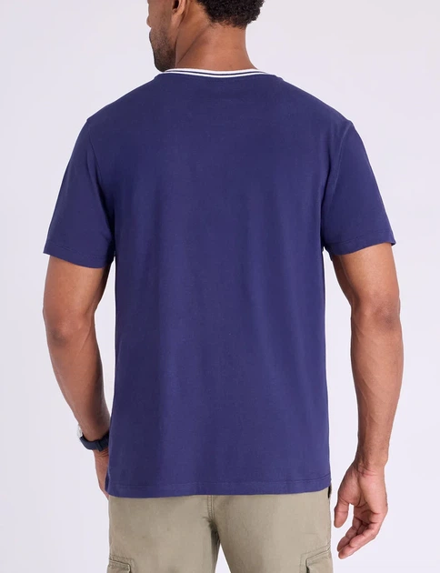 Мужская футболка U.S. Polo Assn. синяя, M - изображение 4