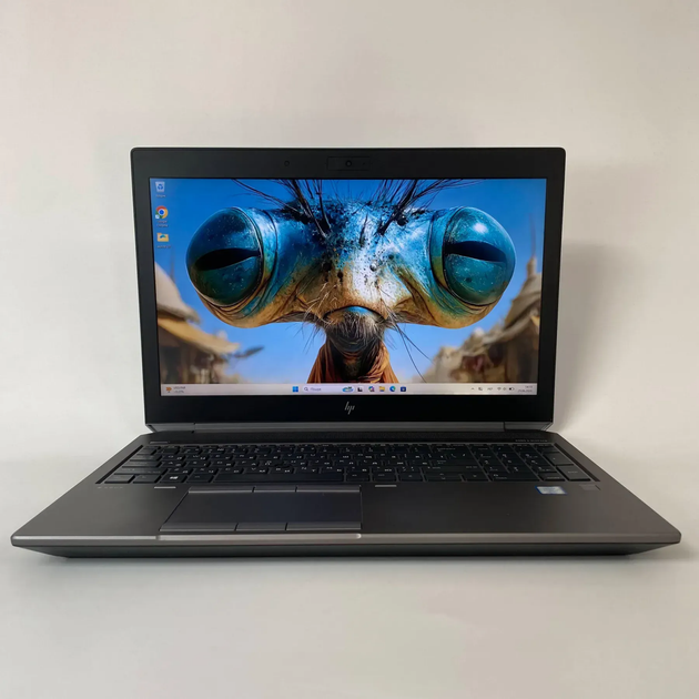 Мобильная рабочая станция Б-класс HP zBook 15 G6 / 15.6" (1920x1080) IPS / Intel Core i7-9850H (6 (12) ядер по 2.6 - 4.6 GHz) / 16 GB DDR4 / 128 GB SSD + 500 GB HDD / nVidia Quadro T1000, 4 GB GDDR5, 128-bit / HDMI / TouchID б/у + Подарок Мышь / USB - Фото 2 Мобильная рабочая станция Б-класс HP zBook 15 G6 / 15.6" (1920x1080) IPS / Intel Core i7-9850H (6 (12) ядер по 2.6 - 4.6 GHz) / 16 GB DDR4 / 128 GB SSD + 500 GB HDD / nVidia Quadro T1000, 4 GB GDDR5, 128-bit / HDMI / TouchID б/у + Подарок Мышь / USB - изображение 2