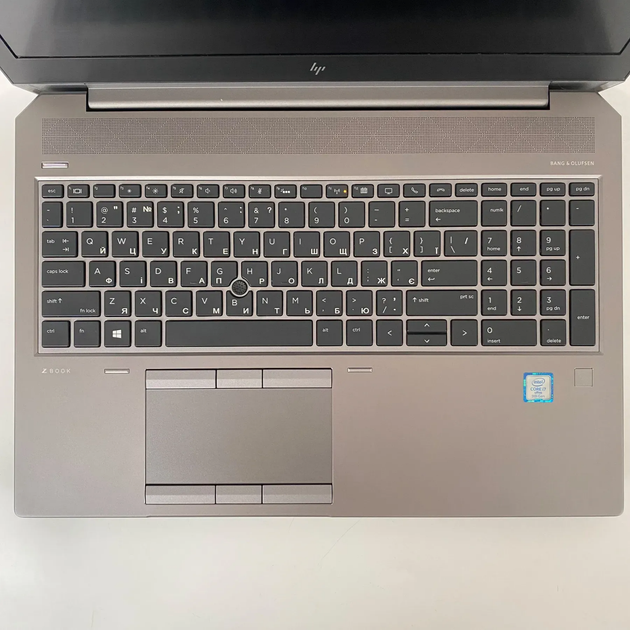 Мобильная рабочая станция Б-класс HP zBook 15 G6 / 15.6" (1920x1080) IPS / Intel Core i7-9850H (6 (12) ядер по 2.6 - 4.6 GHz) / 16 GB DDR4 / 128 GB SSD + 500 GB HDD / nVidia Quadro T1000, 4 GB GDDR5, 128-bit / HDMI / TouchID б/у + Подарок Мышь / USB - Фото 3 Мобильная рабочая станция Б-класс HP zBook 15 G6 / 15.6" (1920x1080) IPS / Intel Core i7-9850H (6 (12) ядер по 2.6 - 4.6 GHz) / 16 GB DDR4 / 128 GB SSD + 500 GB HDD / nVidia Quadro T1000, 4 GB GDDR5, 128-bit / HDMI / TouchID б/у + Подарок Мышь / USB - изображение 3