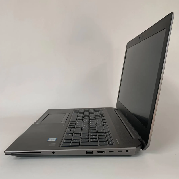 Мобильная рабочая станция Б-класс HP zBook 15 G6 / 15.6" (1920x1080) IPS / Intel Core i7-9850H (6 (12) ядер по 2.6 - 4.6 GHz) / 16 GB DDR4 / 128 GB SSD + 500 GB HDD / nVidia Quadro T1000, 4 GB GDDR5, 128-bit / HDMI / TouchID б/у + Подарок Мышь / USB - Фото 5 Мобильная рабочая станция Б-класс HP zBook 15 G6 / 15.6" (1920x1080) IPS / Intel Core i7-9850H (6 (12) ядер по 2.6 - 4.6 GHz) / 16 GB DDR4 / 128 GB SSD + 500 GB HDD / nVidia Quadro T1000, 4 GB GDDR5, 128-bit / HDMI / TouchID б/у + Подарок Мышь / USB - изображение 5