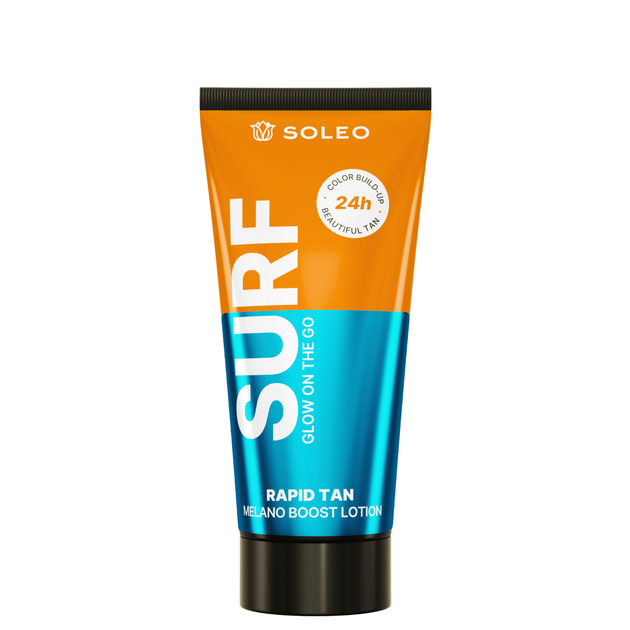 Крем для загара в солярии Soleo SURF ускоритель с экстрактом малины - Фото 1 Крем для загара в солярии Soleo SURF ускоритель с экстрактом малины - изображение 1
