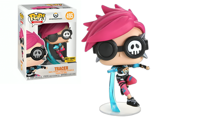 Фигурка FUNKO POP! Трейсер Панк Overwatch Tracer Punk Skin Hot Topic Exclusive 95mm 495 - изображение 4