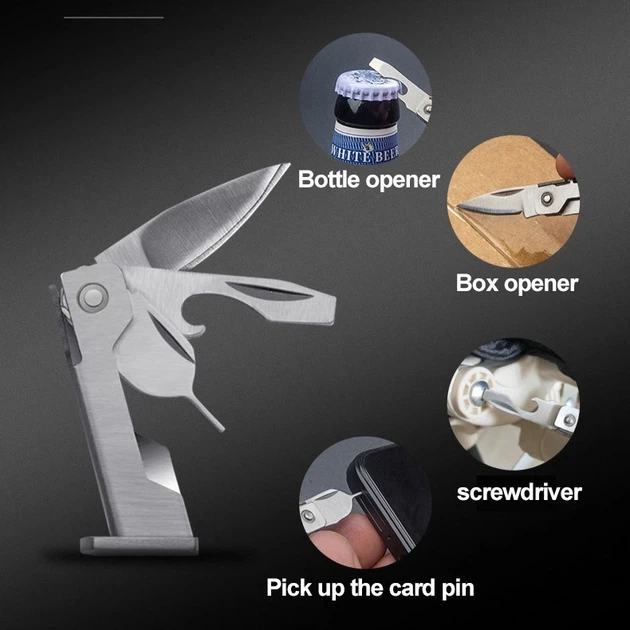 Брелок Антистресс пистолет Pietro Beretta MultiTool серый - Фото 3 Брелок Антистресс пистолет Pietro Beretta MultiTool серый - изображение 3