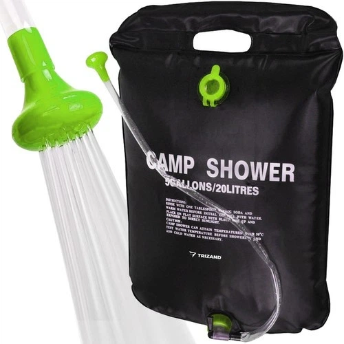 Душ туристический солнечный Trizand Camp Shower 23493, 20 л, портативный, для кемпинга и дачи - Фото 1 Душ туристический солнечный Trizand Camp Shower 23493, 20 л, портативный, для кемпинга и дачи - изображение 1