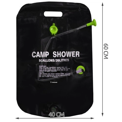 Душ туристический солнечный Trizand Camp Shower 23493, 20 л, портативный, для кемпинга и дачи - Фото 8 Душ туристический солнечный Trizand Camp Shower 23493, 20 л, портативный, для кемпинга и дачи - изображение 8