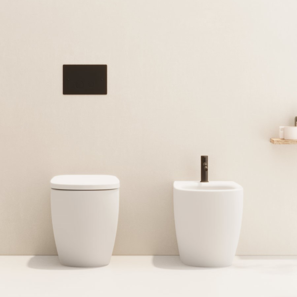 Підлогове біде NIC DESIGN OVVIO, білий, напівкругла - Фото 6 Підлогове біде NIC DESIGN OVVIO, білий, напівкругла - изображение 6