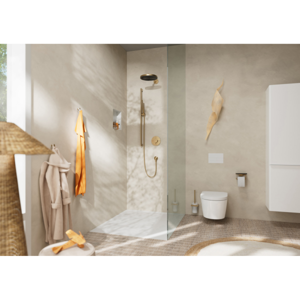 Тримач туалетного паперу HANSGROHE ADDSTORIS 41772140, бронза/сатин, прямокутна - Фото 3 Тримач туалетного паперу HANSGROHE ADDSTORIS 41772140, бронза/сатин, прямокутна - изображение 3