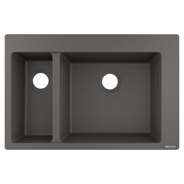 Кухонна мийка HANSGROHE, сірий, прямокутна, 77x51 см - Фото 1 Кухонна мийка HANSGROHE, сірий, прямокутна, 77x51 см - изображение 1