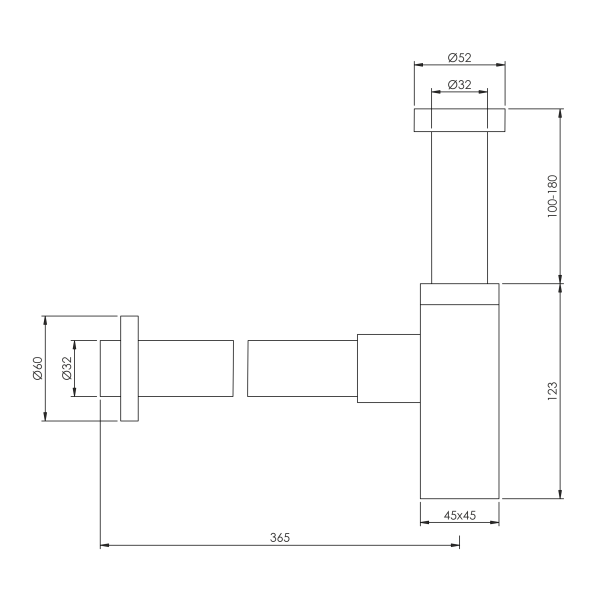 Сифон для умивальника IMPRESE DEIRA ZMK112509126, шампань, латунь - изображение 2