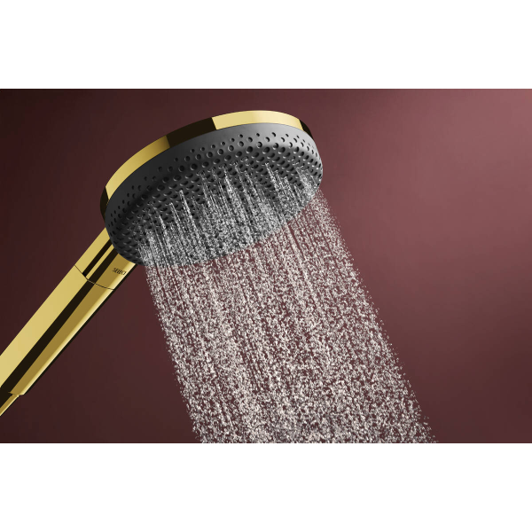 Лійка для душу HANSGROHE RAINDANCE ALIVE 24500990, золото, кругла - изображение 4