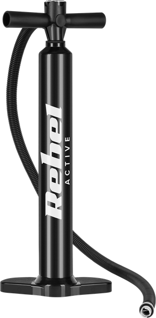 Nadmuchiwana deska SUP Rebel ACTIVE 350 x 81 x 15 cm z wiosłem, pompką i torbą do przechowywania Szara RBA4501 (5901890109871) - obraz 8