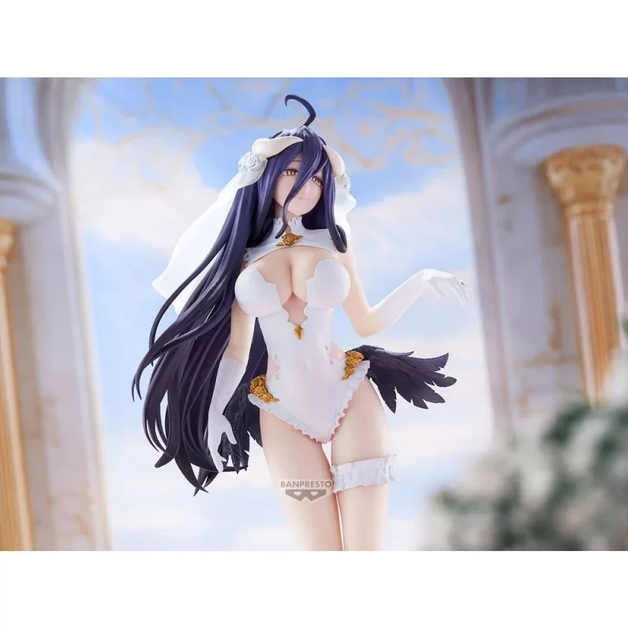 Аніме фігурка Banpresto Альбедо Albedo Wedding Ver Glitter Glamours Overlord 27 см - зображення 12