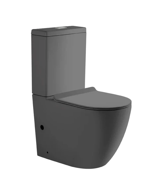 Унитаз компакт Oleo GM JL 630x360x830 мм Керамика Серый матовый - Фото 1 Унитаз компакт Oleo GM JL 630x360x830 мм Керамика Серый матовый - изображение 1