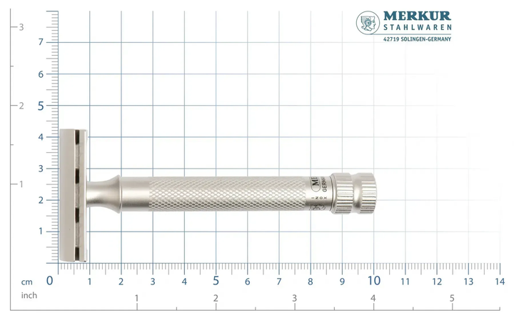 Бритва Т-подібна Merkur Safety Razor 34 INOX XL - зображення 4