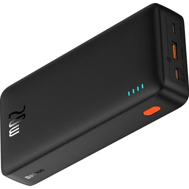 Внешний аккумулятор Baseus Airpow Fast Charge Power Bank 20000mAh 20W Cluster Black - изображение 5