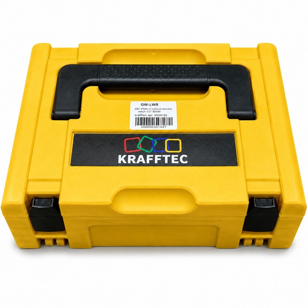 Гайковерт Krafftec PRO 1500 Нм 48V жовтий - зображення 3