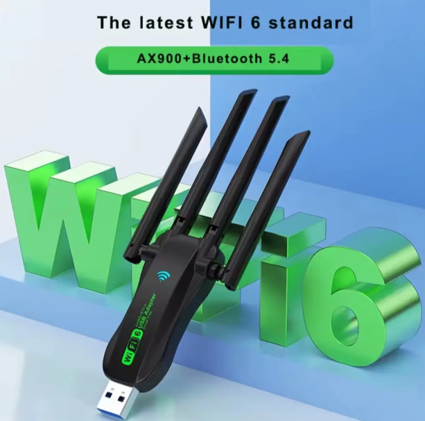 Потужний дводіапазонний 1200 Mbps Wi-Fi адаптер 2.4/5GHz + Bluetooth 5.4 - зображення 4