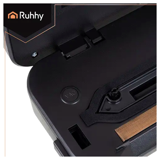 Вакуумный упаковщик 80 кПа 110 Вт для продуктов 30 см 10 пакетов черный Ruhhy LS-1843 - изображение 9