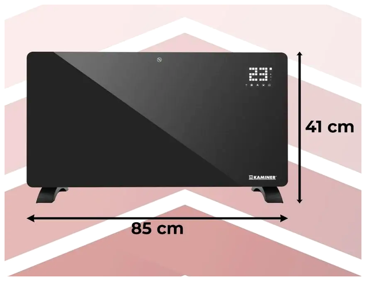 Электрический радиатор 2500 Вт для дома 85 см черный Zelva LS-2964 - изображение 4