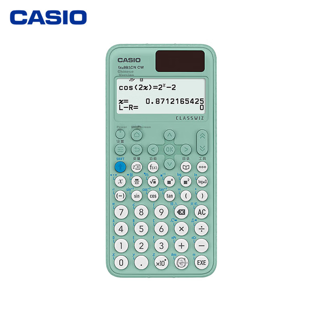 Калькулятор научный CASIO Fx-991CNCW для учебы и экзаменов, мятно-зеленый - Фото 4 Калькулятор научный CASIO Fx-991CNCW для учебы и экзаменов, мятно-зеленый - изображение 4