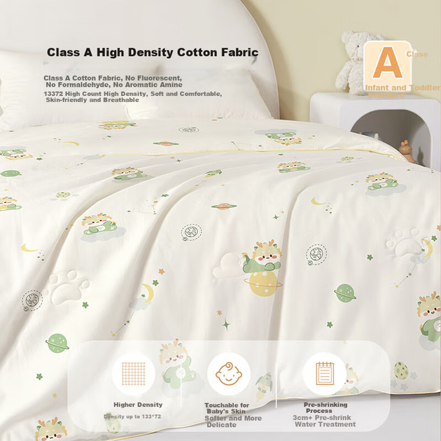 Детское шелковое одеяло Beyond Kids, 100% шелк тутового дерева, весенне-осеннее покрывало, класс А, всесезонное одеяло, дизайн Мэнлун Сяоцзай, 100*120 см, приблизительно 1,5 цзи - Фото 4 Детское шелковое одеяло Beyond Kids, 100% шелк тутового дерева, весенне-осеннее покрывало, класс А, всесезонное одеяло, дизайн Мэнлун Сяоцзай, 100*120 см, приблизительно 1,5 цзи - изображение 4