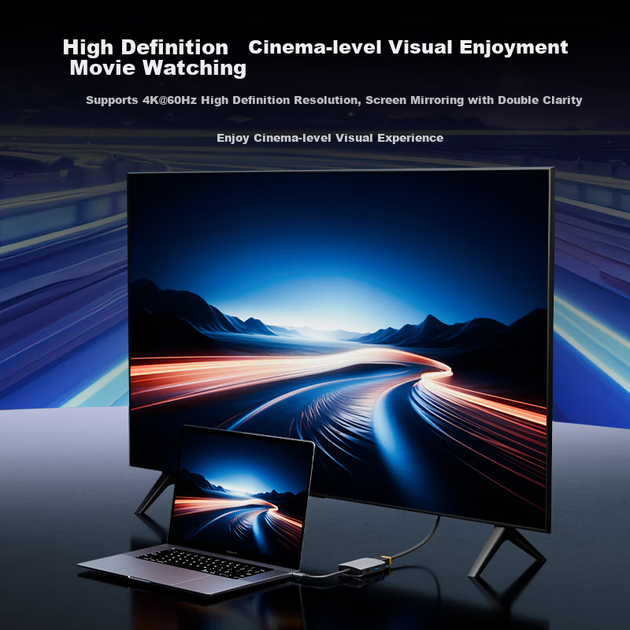 Док-станція ULT-Unite Type-C, USB 3.0, HDMI 4K 60 Гц, зарядка PD, для MacBook - зображення 5