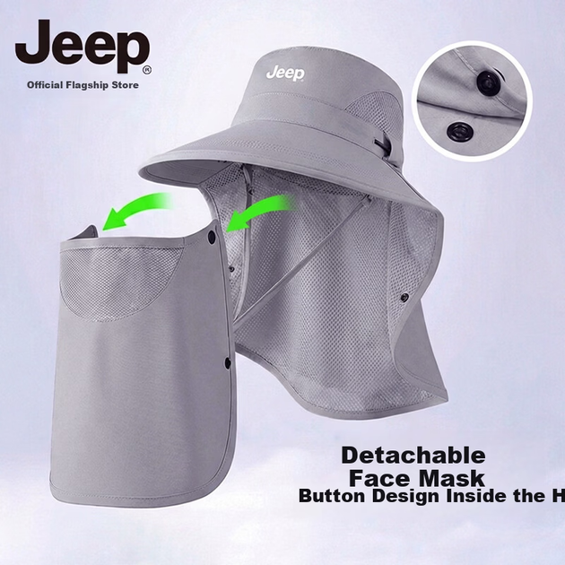 Панама JEEP мужская с широкими полями с UV-защитой - изображение 2